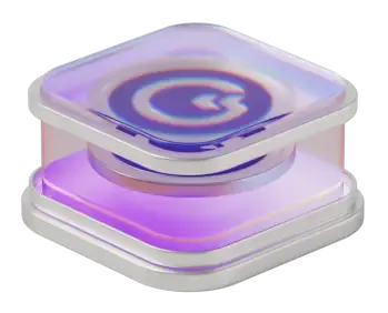 Composição tridimensional de um aplicativo de token